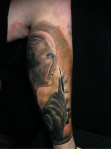 lord voldemort harry potter color tattoo